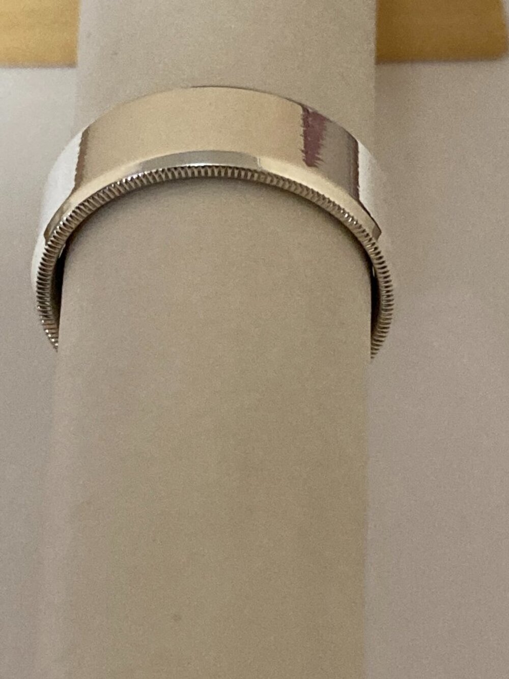 Men's Sterling Silver 925 Wedding Ring Size 10 Artcarved 8mm